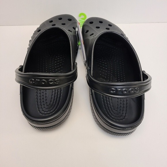 NWT Crocs Mens Black Baya Clog 13 - Picture 7 of 13